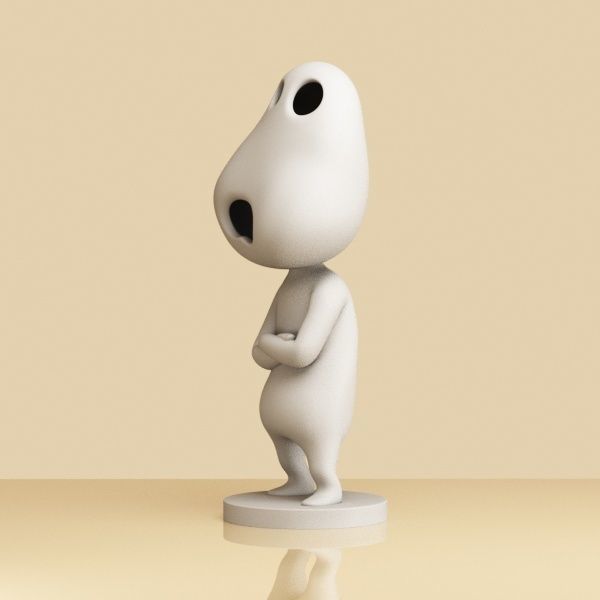 Set of Kodama 005-007 3D print model_18