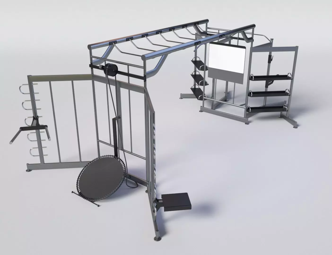 ATLAS GROUP TRAINING SYSTEM Free low-poly 3D model