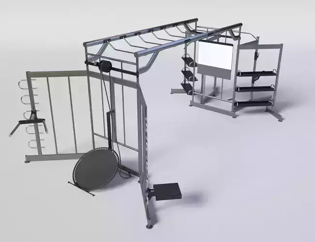ATLAS GROUP TRAINING SYSTEM Free low-poly 3D model