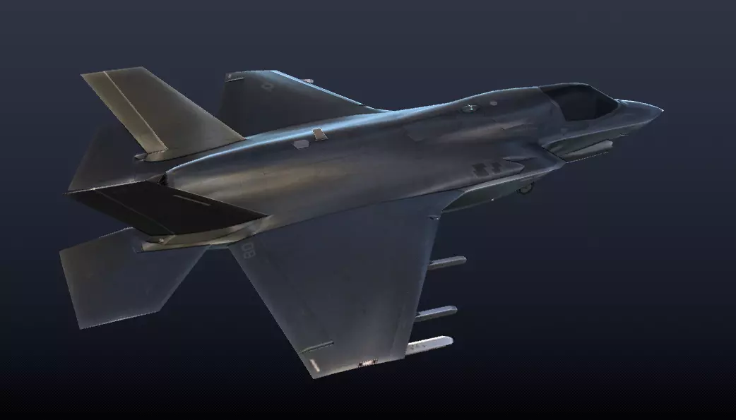 F-35 Lightning II Low-poly 3D model_0