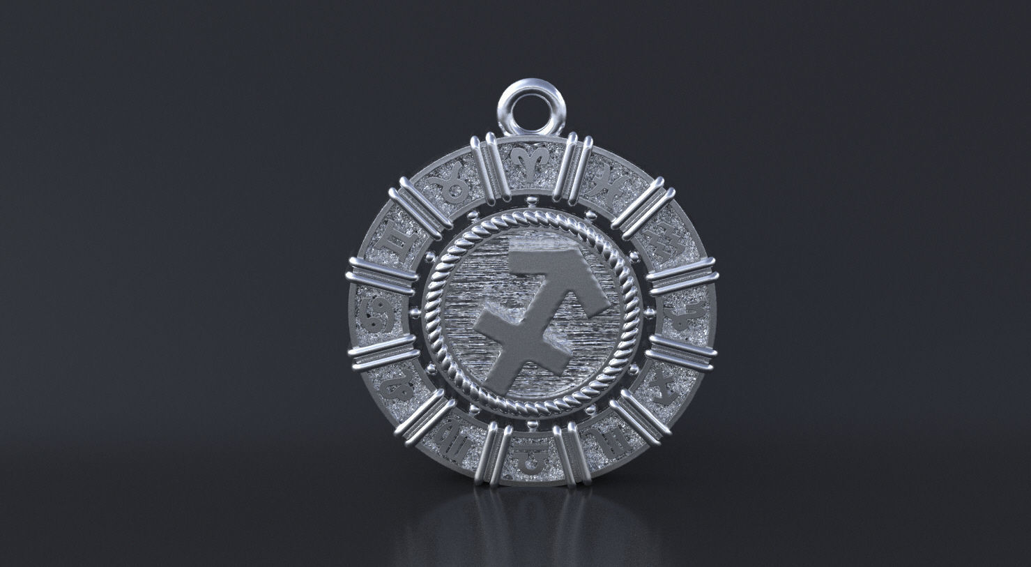 Zodiac symbol   SAGITTARIUS 3D print model 3D print model_6