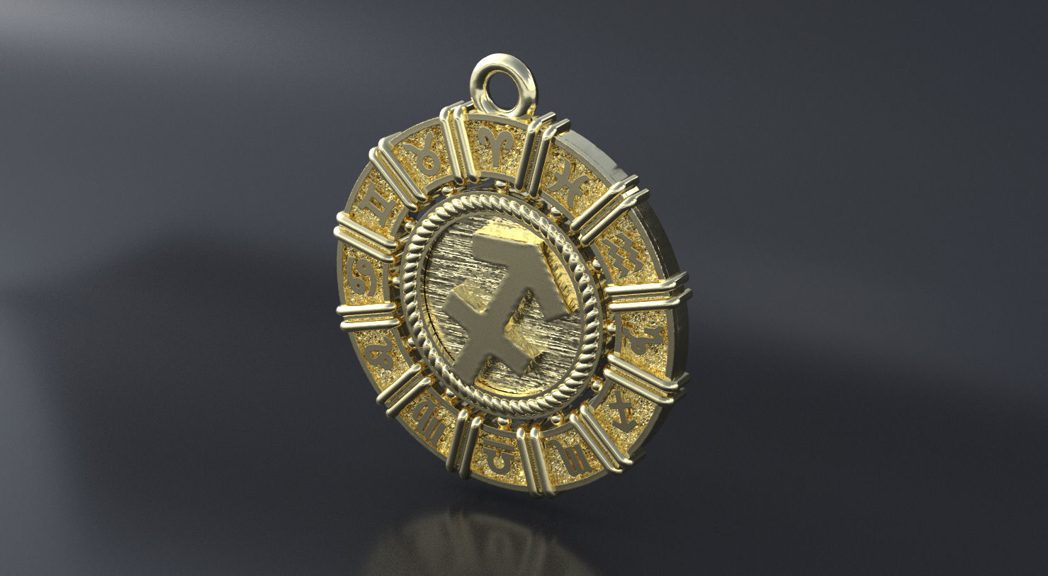 Zodiac symbol   SAGITTARIUS 3D print model 3D print model_5