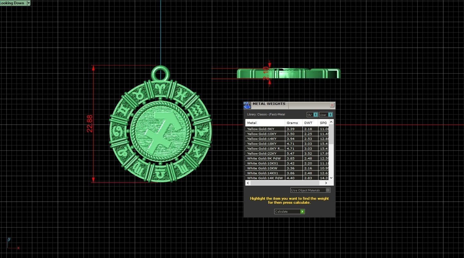 Zodiac symbol   SAGITTARIUS 3D print model 3D print model_8