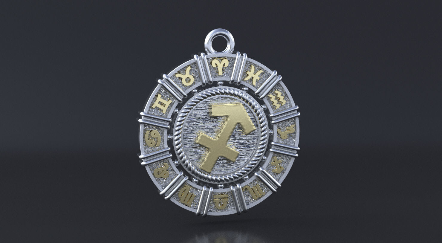 Zodiac symbol   SAGITTARIUS 3D print model 3D print model_1