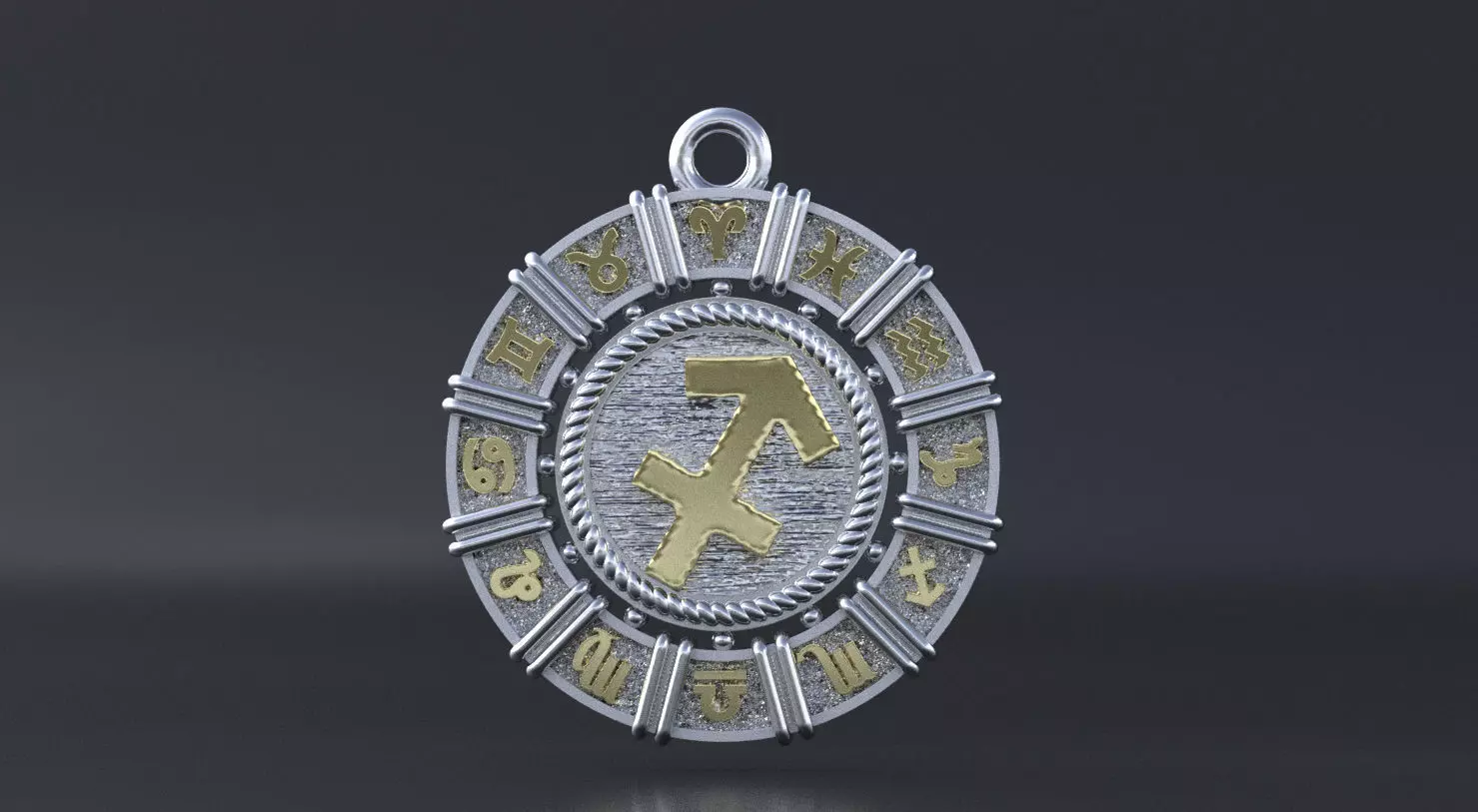 Zodiac symbol   SAGITTARIUS 3D print model 3D print model_0