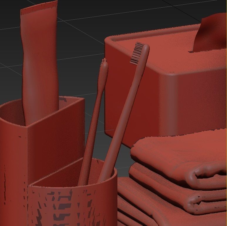 Bathroom-accessories-set-2 bathroom set with toiletries and p... 3D model_17