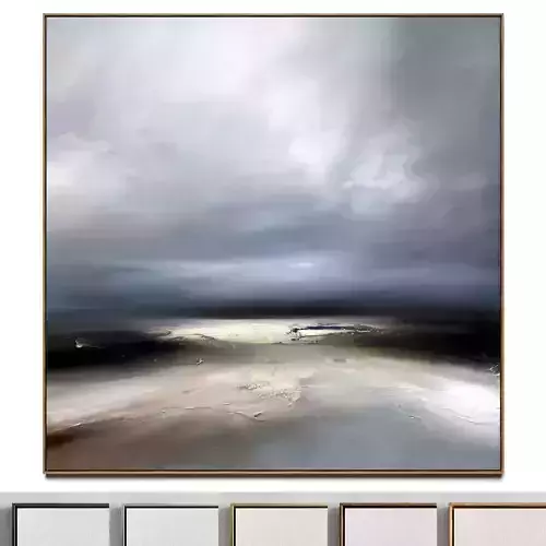 Plaster two square photo frames 20