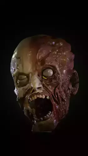 Zombie Head Candy Bowl