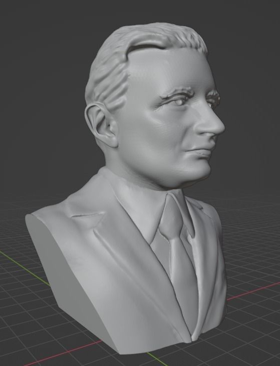 Nicolae Ceausescu 3D print model_13