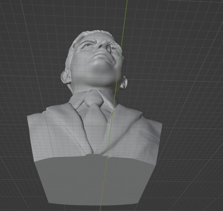 Nicolae Ceausescu 3D print model_6