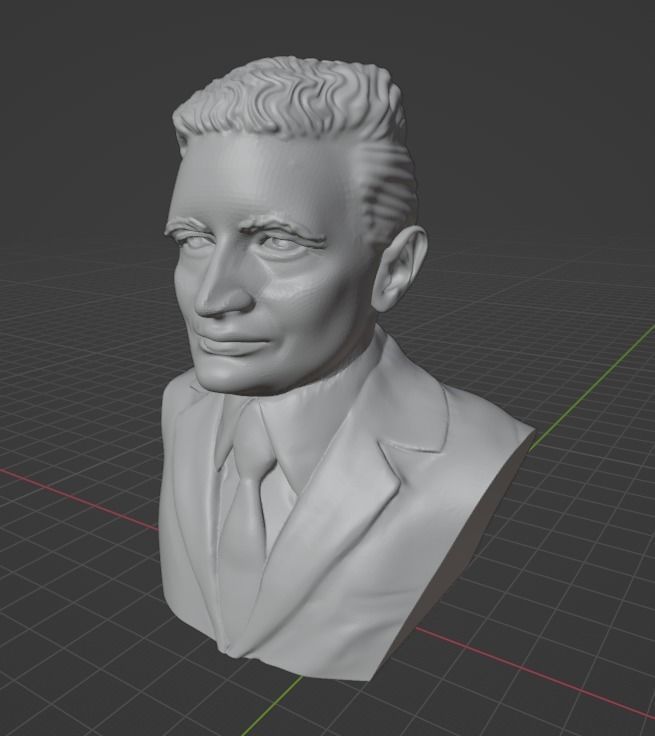 Nicolae Ceausescu 3D print model_4