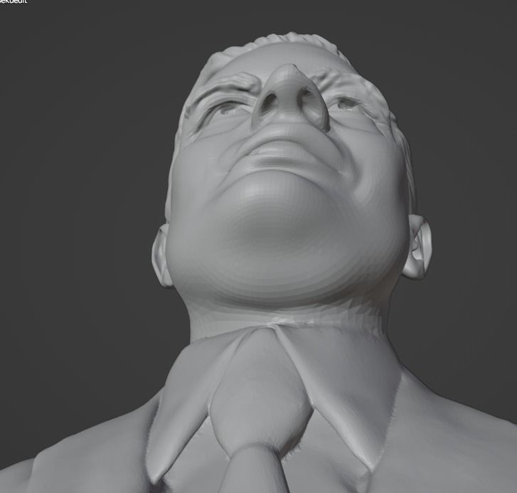 Nicolae Ceausescu 3D print model_9