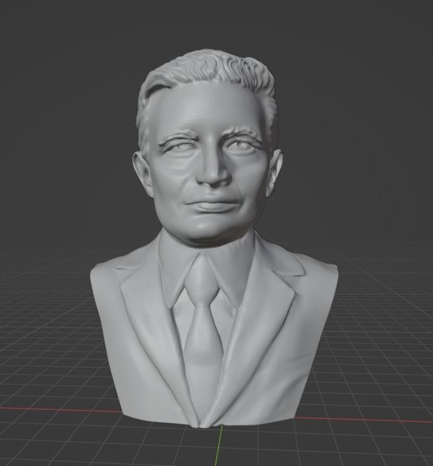 Nicolae Ceausescu 3D print model_2
