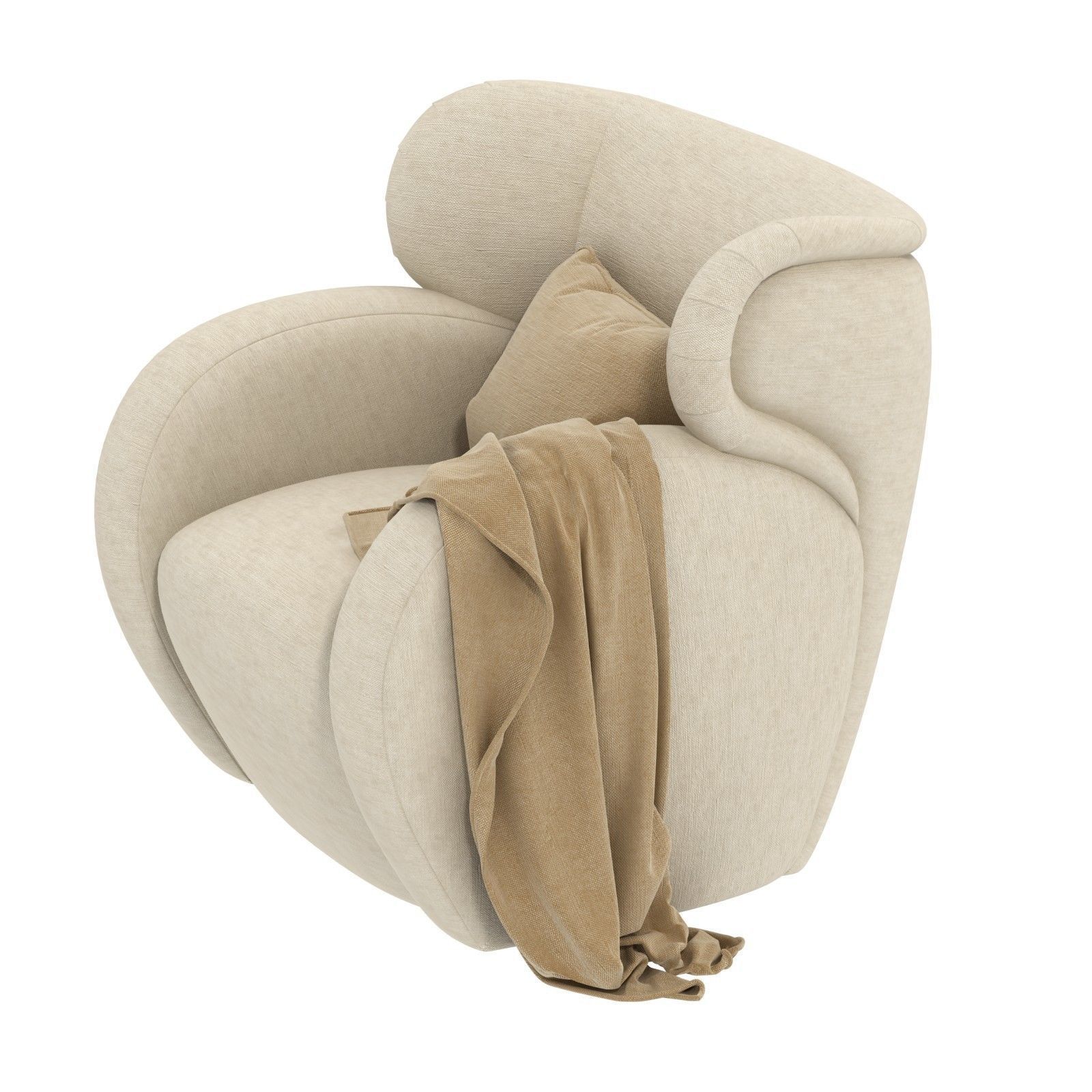 Muskoka living Harlem chair 3D model_4