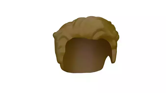 lego man spiky hair match real toy