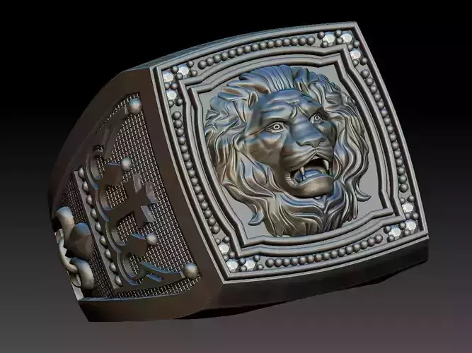 Lion ring 