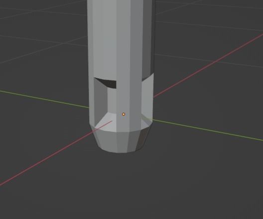 Scythe flag pole Free low-poly 3D model_3