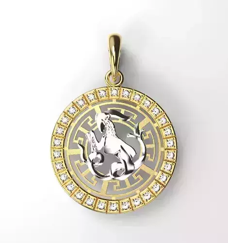 Capricorn pendant