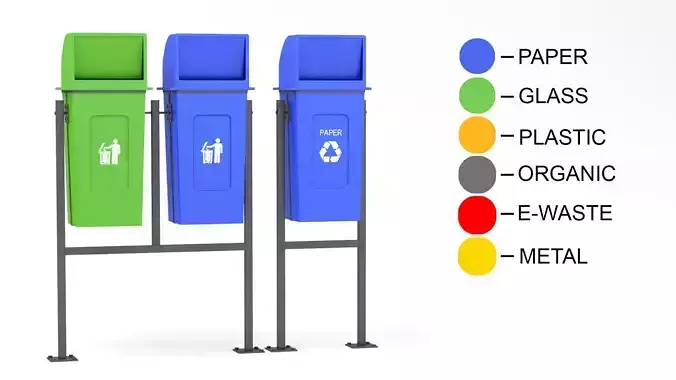 Trash Can Outdoor 04