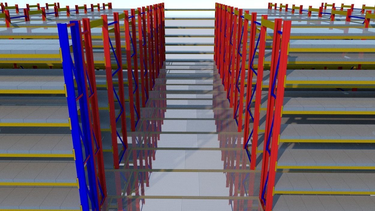 SHELF SYSTEM OF THE MEMBRANE 3D model_6