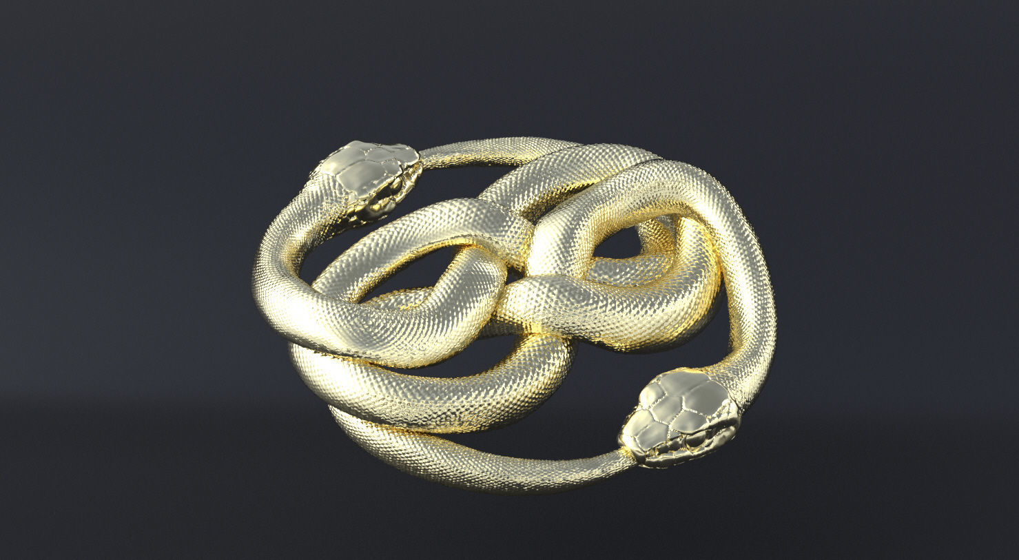 Serpent Ouroboros 3D print model or CNC model 3D print model_1