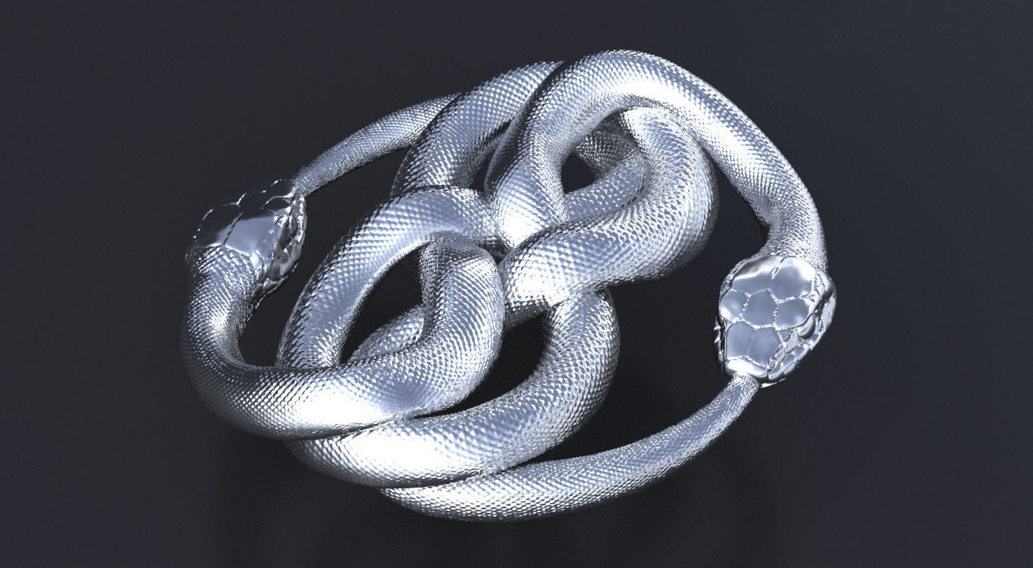Serpent Ouroboros 3D print model or CNC model 3D print model_6