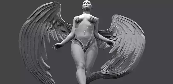 Eve Angel Model 4 Sculpture