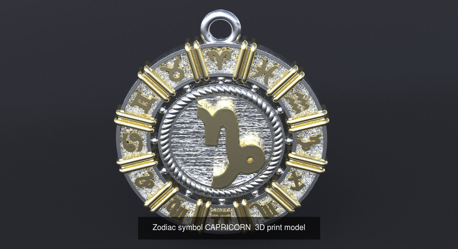 Zodiac signs 3D Model Collection_4