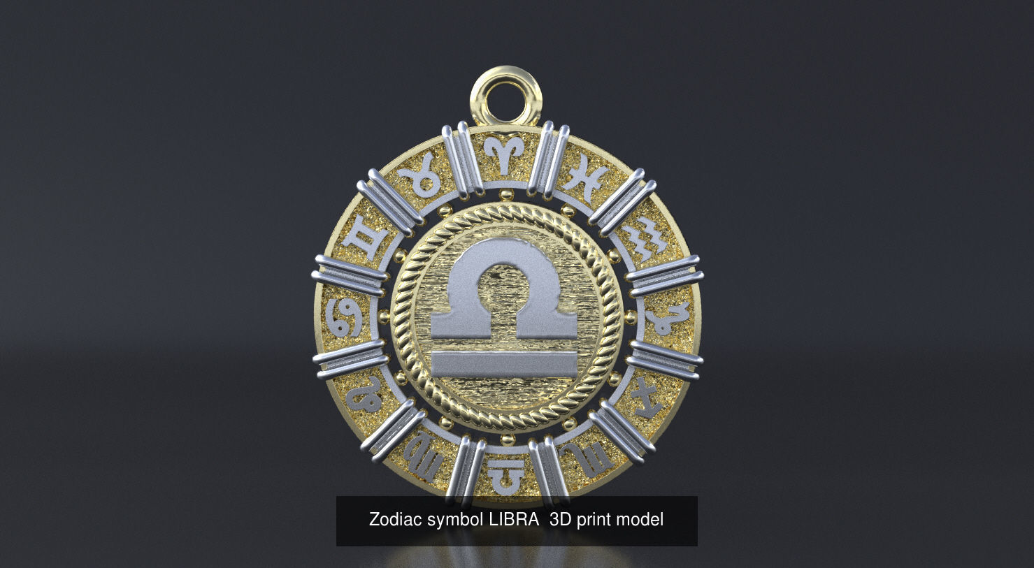 Zodiac signs 3D Model Collection_6