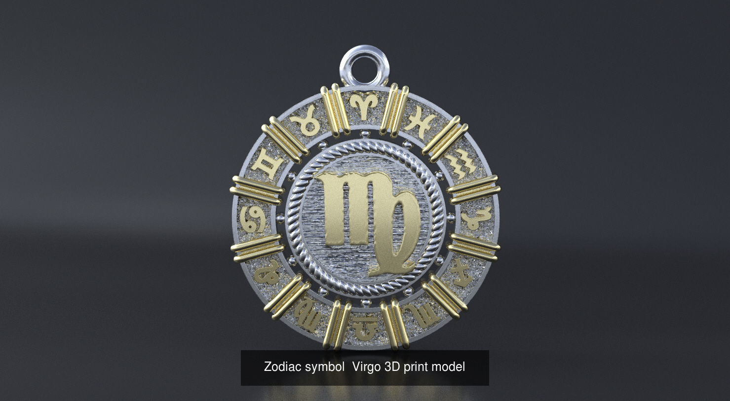Zodiac signs 3D Model Collection_13