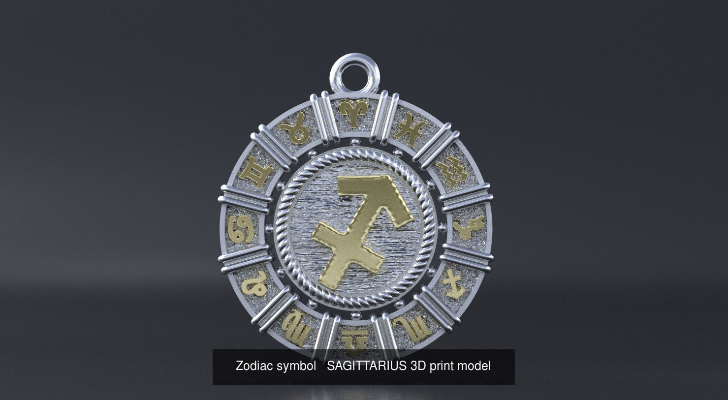 Zodiac signs 3D Model Collection_9