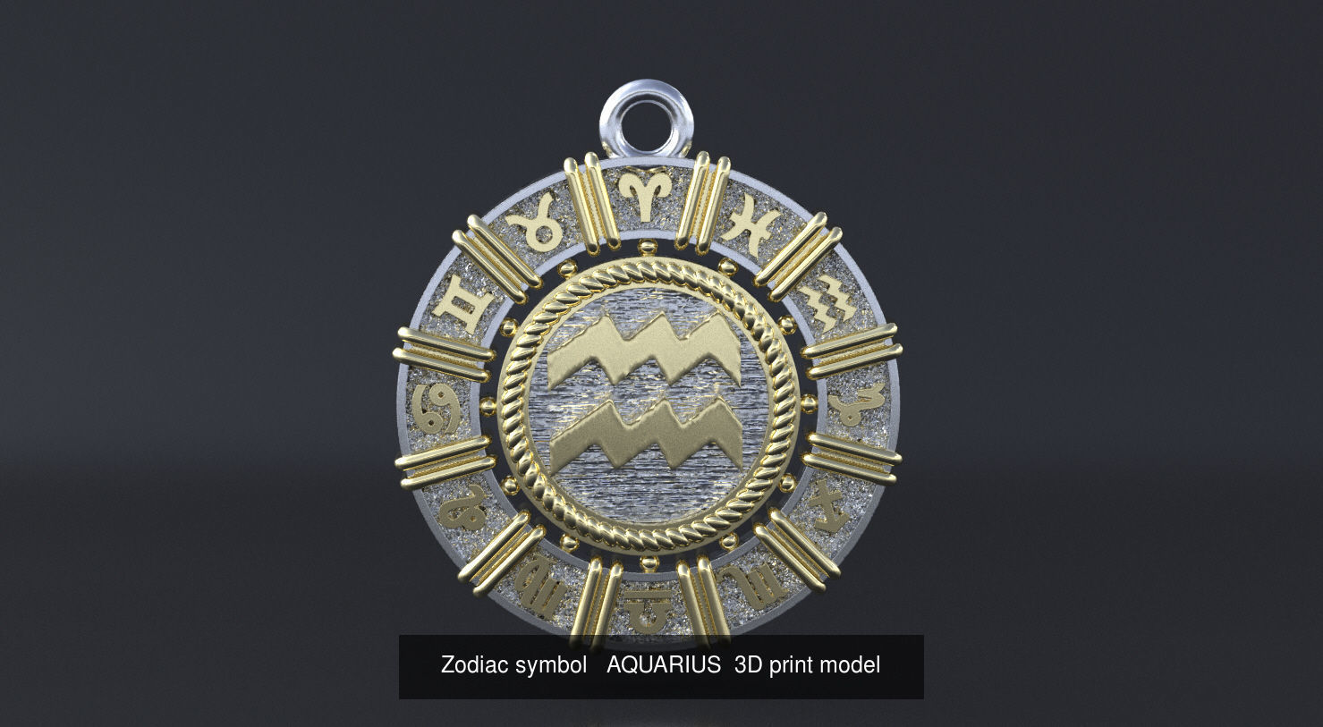 Zodiac signs 3D Model Collection_7