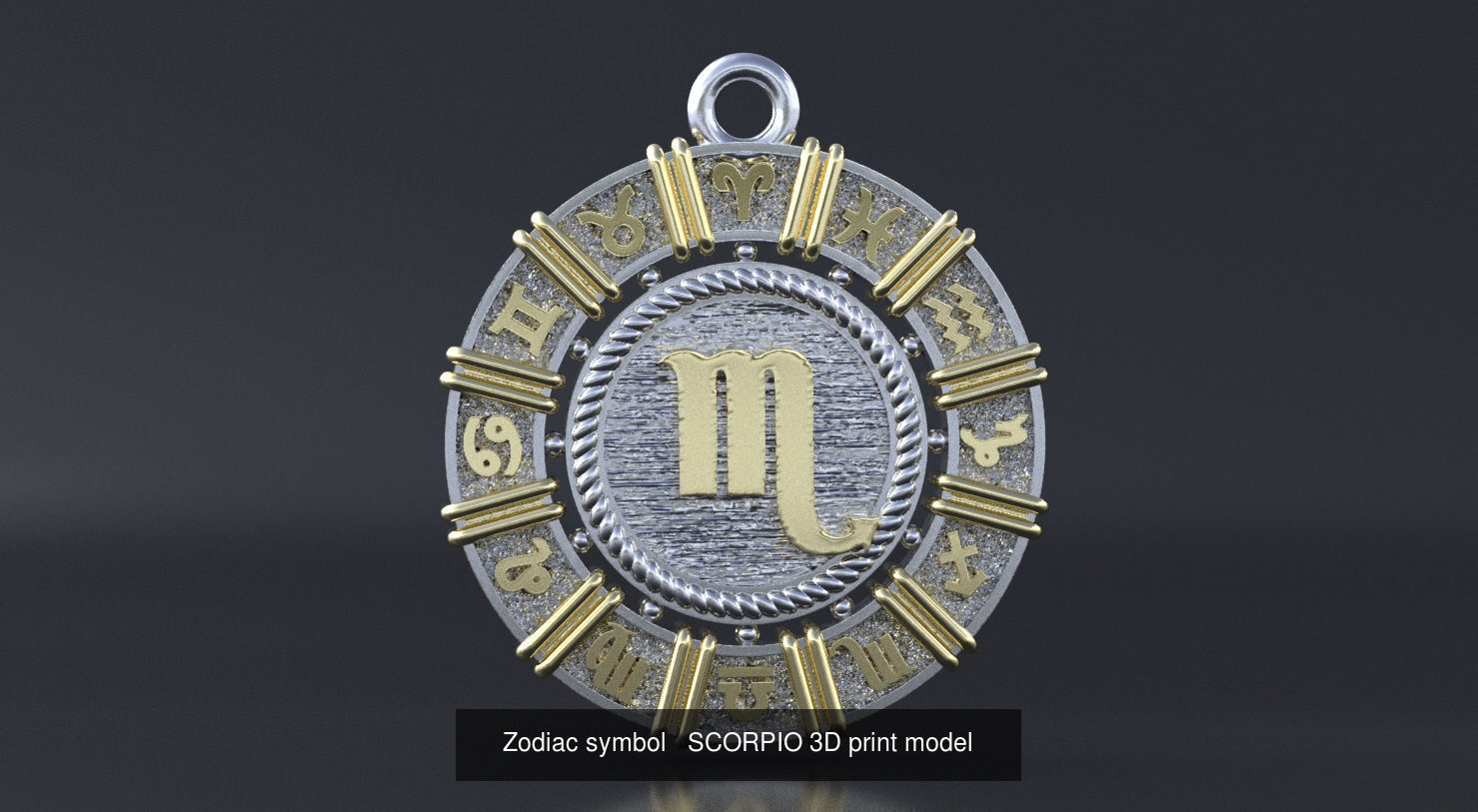 Zodiac signs 3D Model Collection_10