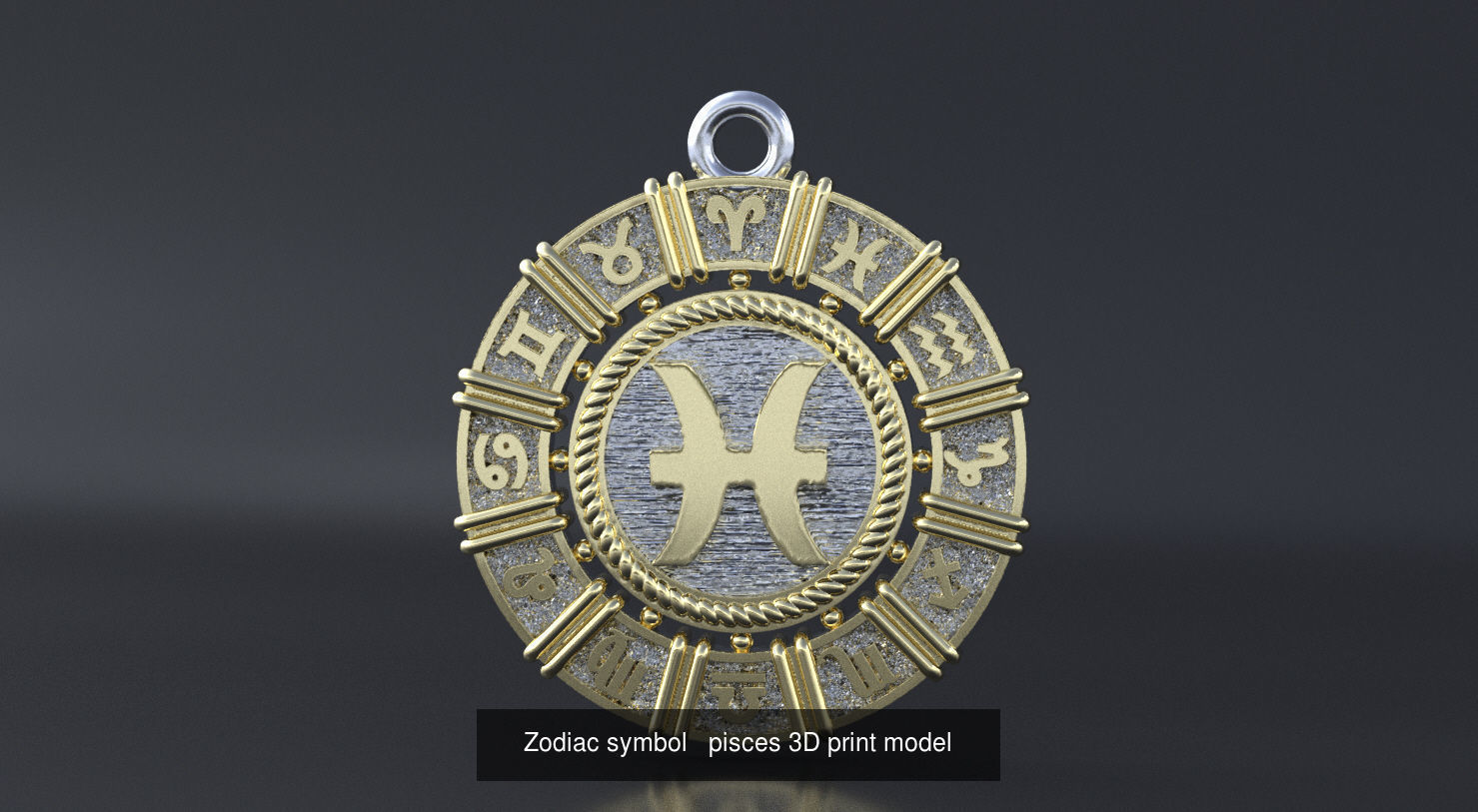 Zodiac signs 3D Model Collection_11