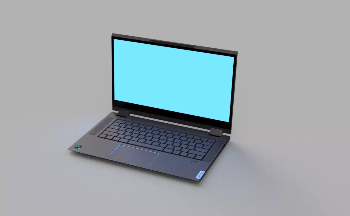 lenovo laptop 3D model