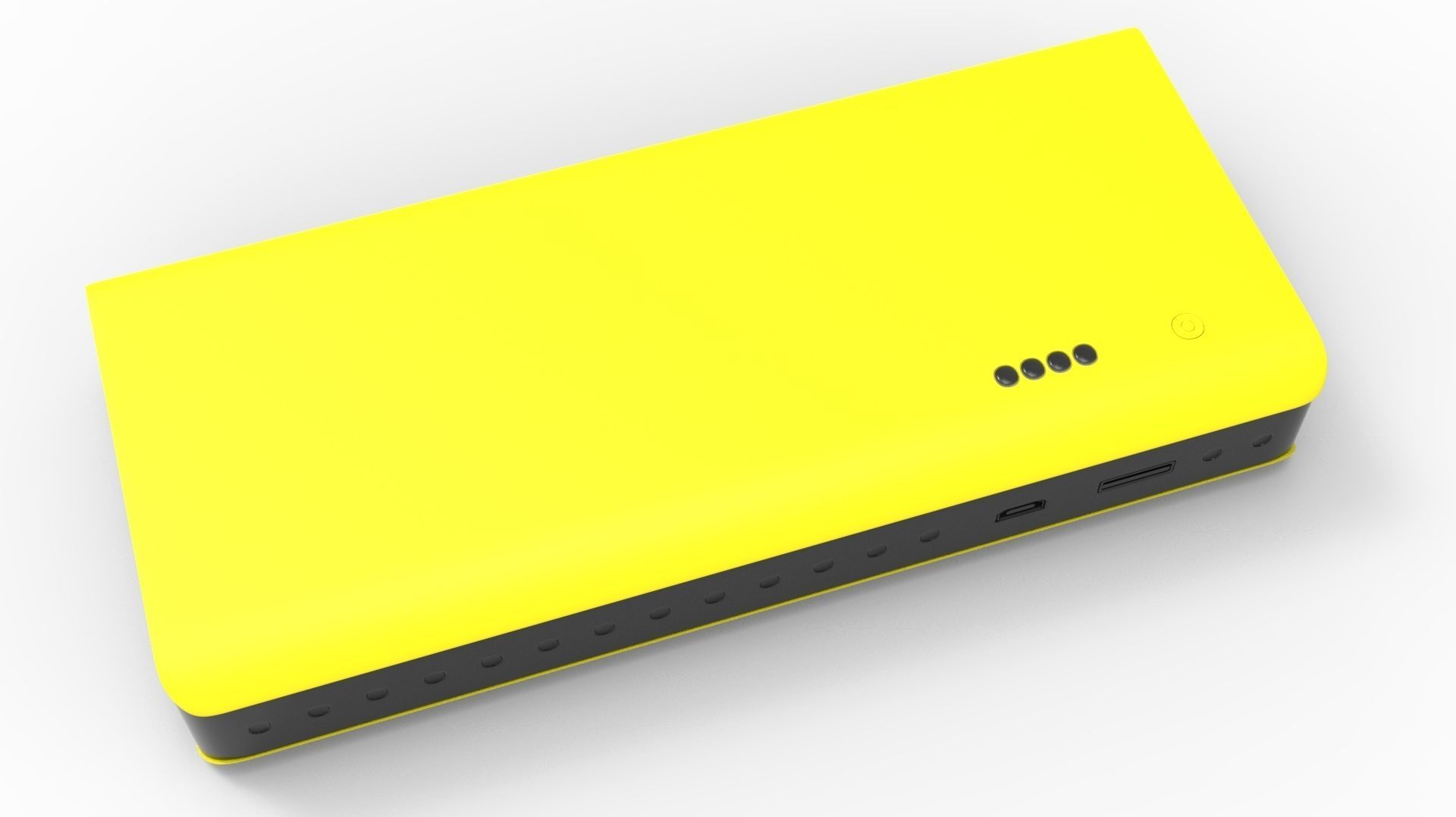 POWERBANK 01 YELLOW 3D model_5