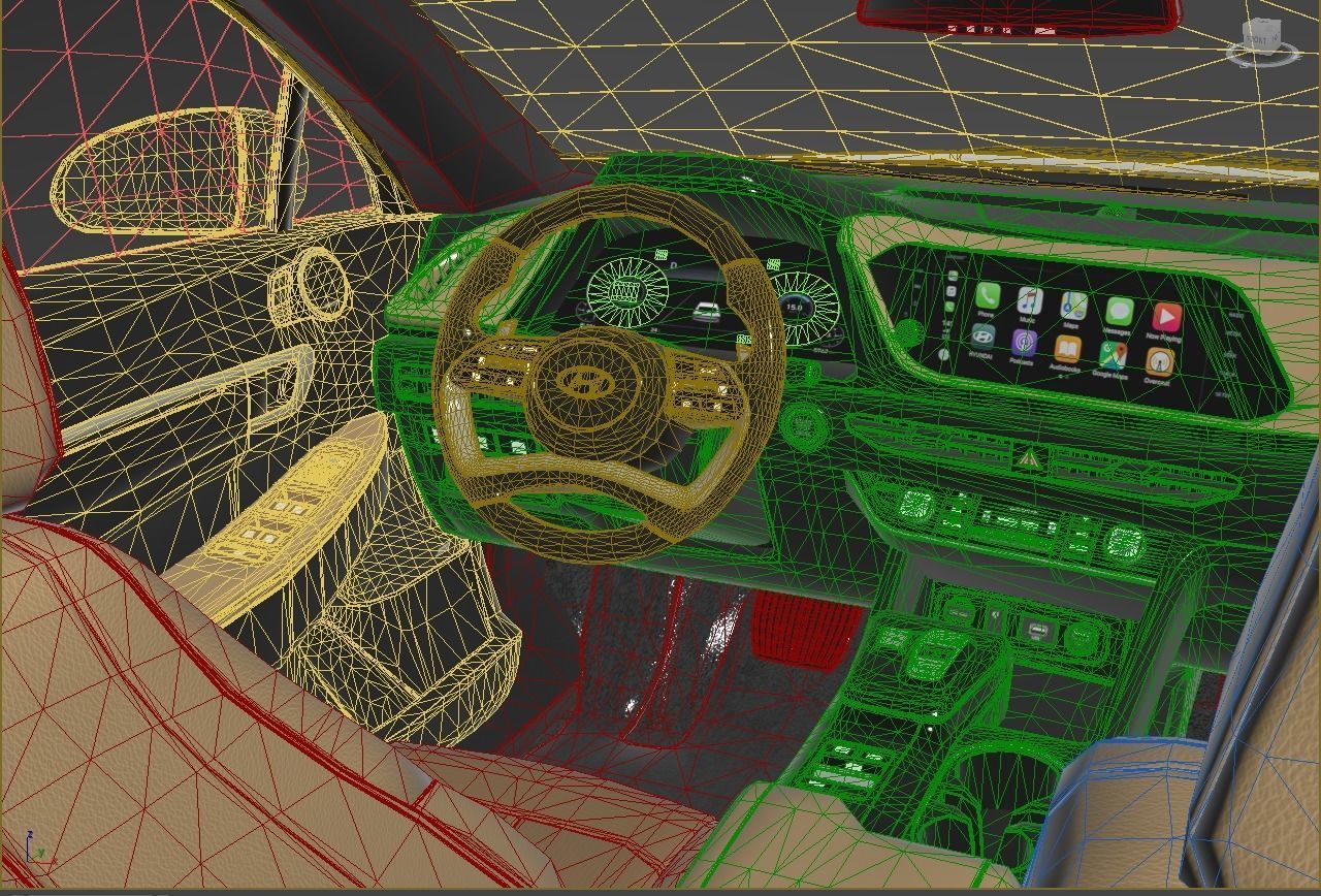 Hyundai Sonta Limited 2020 3D model_6