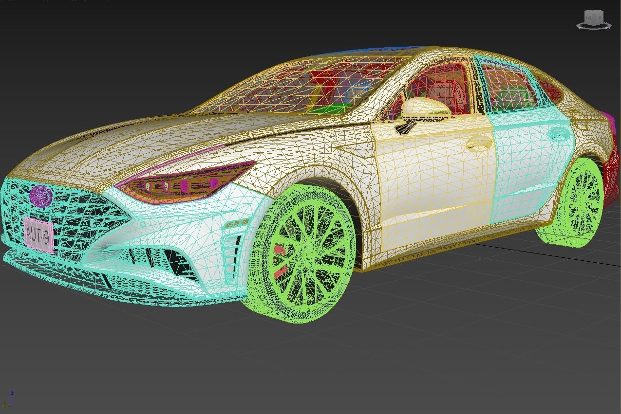 Hyundai Sonta Limited 2020 3D model_1