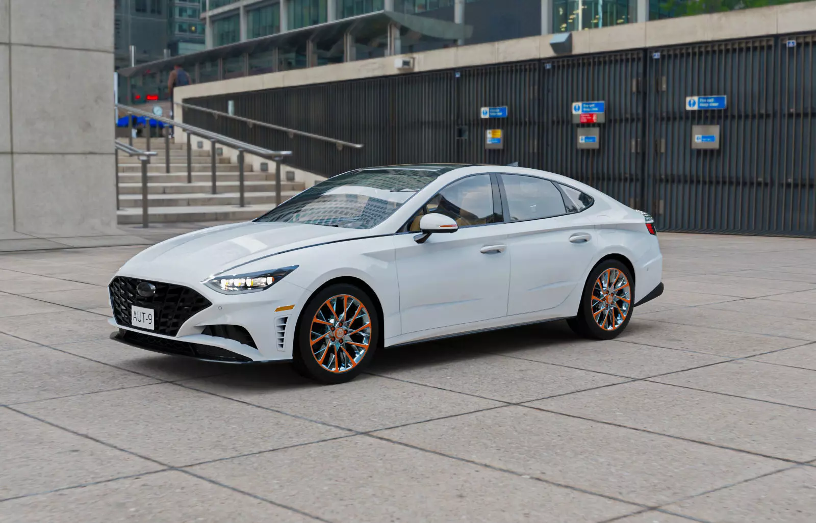 Hyundai Sonta Limited 2020 3D model_0