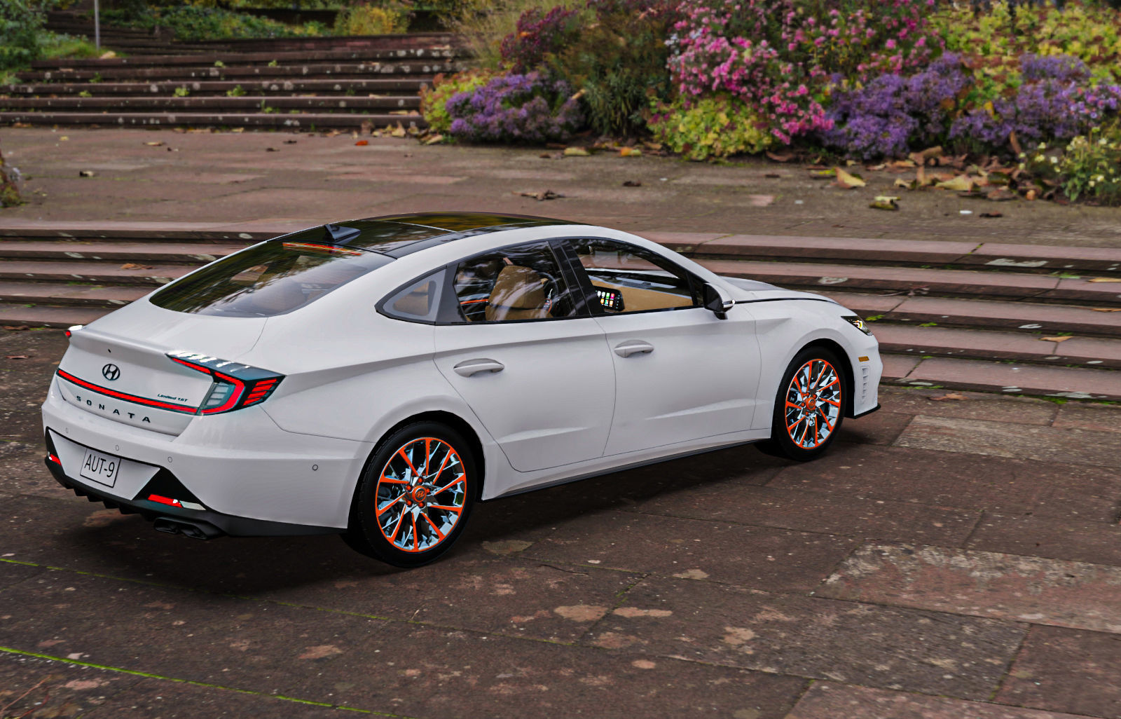 Hyundai Sonta Limited 2020 3D model_9