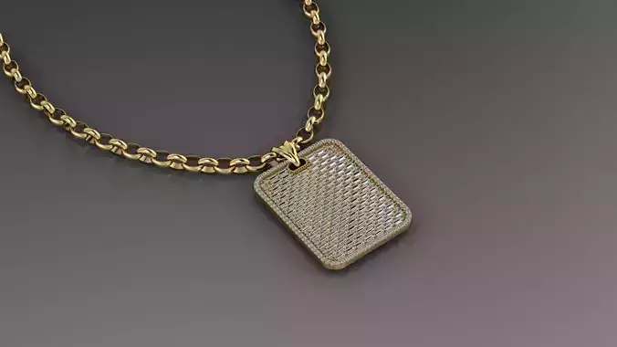 Pendant Diamond square