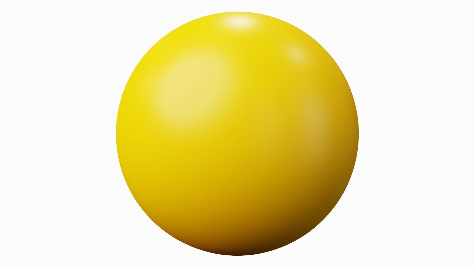 Sad with tears yellow ball Emoticon Emoji or Smiley 3D model_4