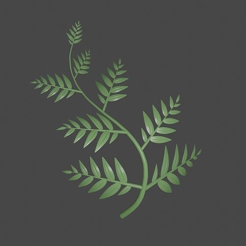plant grass Free low-poly 3D model