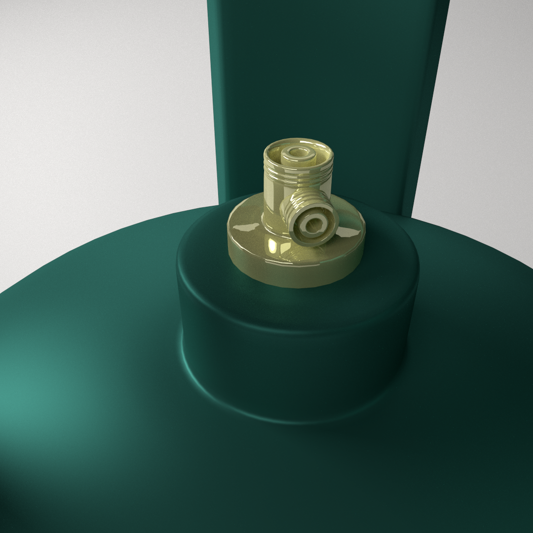 Gas Cylinder 3D model_2