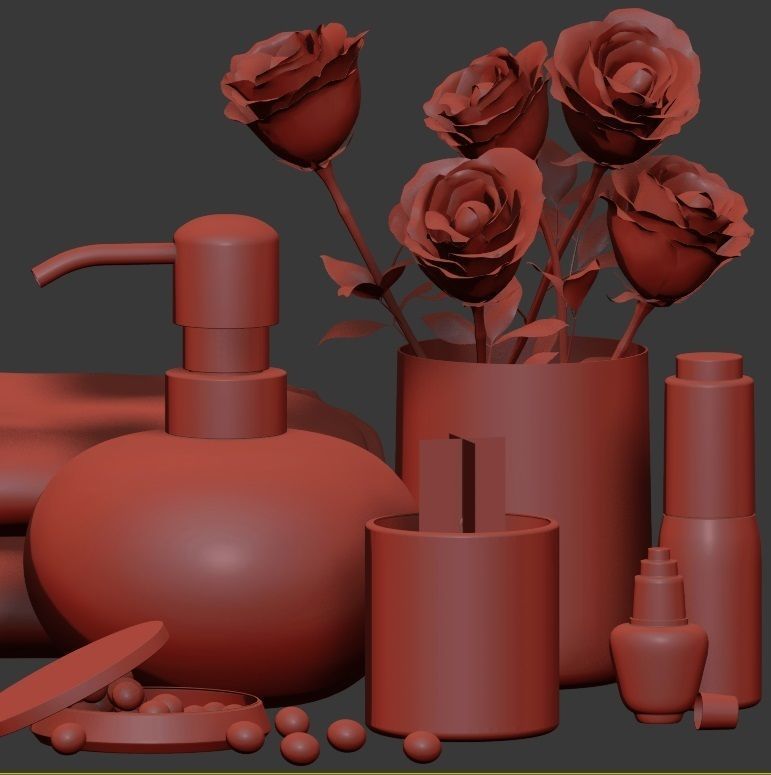 bathroom-accessories-set-3 3D model_11