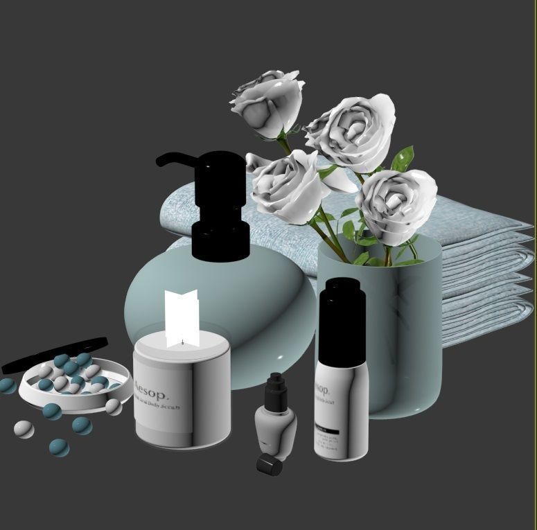 bathroom-accessories-set-3 3D model_12