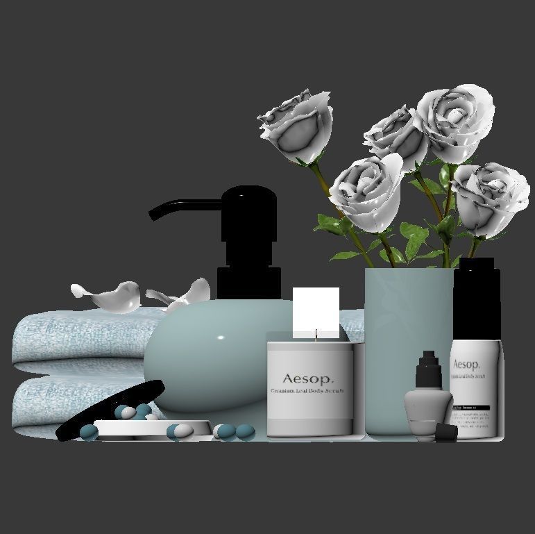bathroom-accessories-set-3 3D model_15