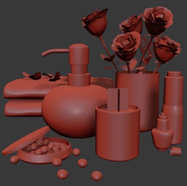 bathroom-accessories-set-3 3D model_5