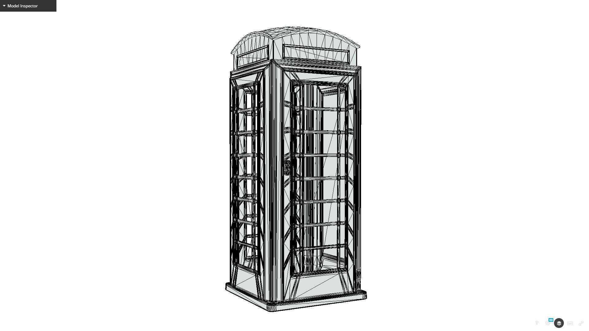 Phone Booth 01 - Game-ready - PBR Low-poly 3D model_7
