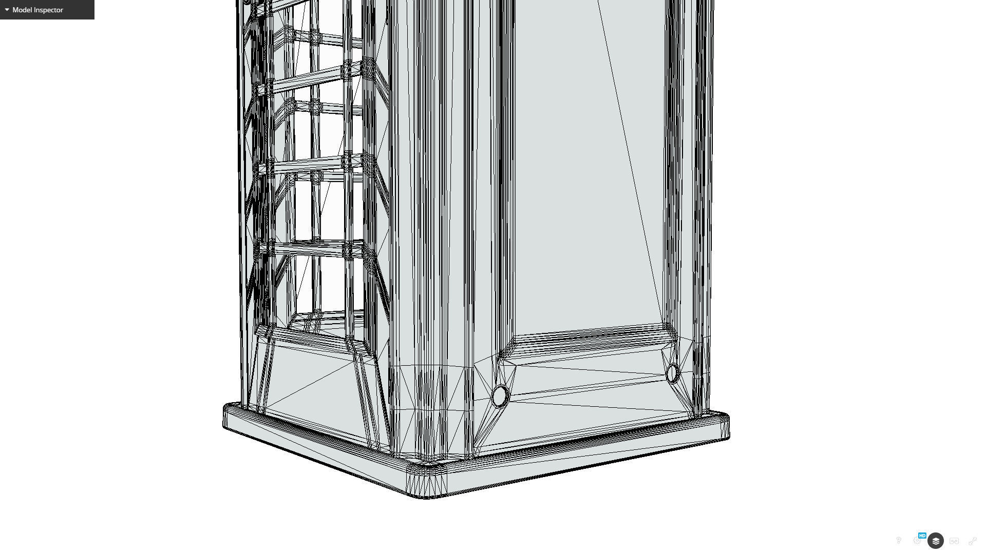 Phone Booth 01 - Game-ready - PBR Low-poly 3D model_10